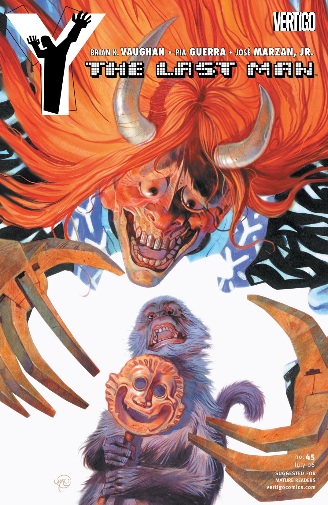 Y: The Last Man #45 (DC, 2006 — Cover A) cover